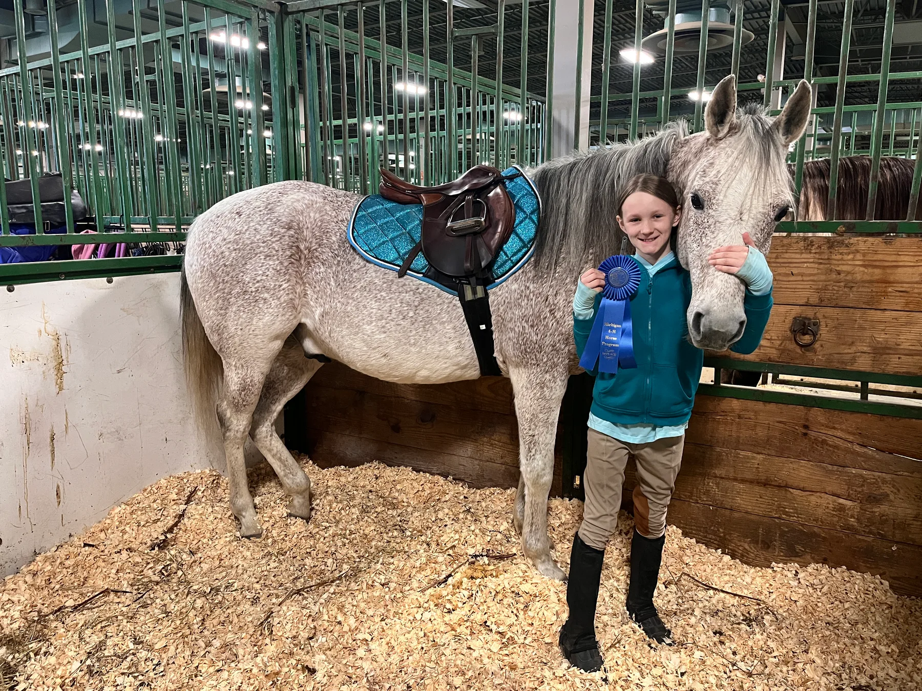 MSB Riding Academy rider and horse during a local show class
