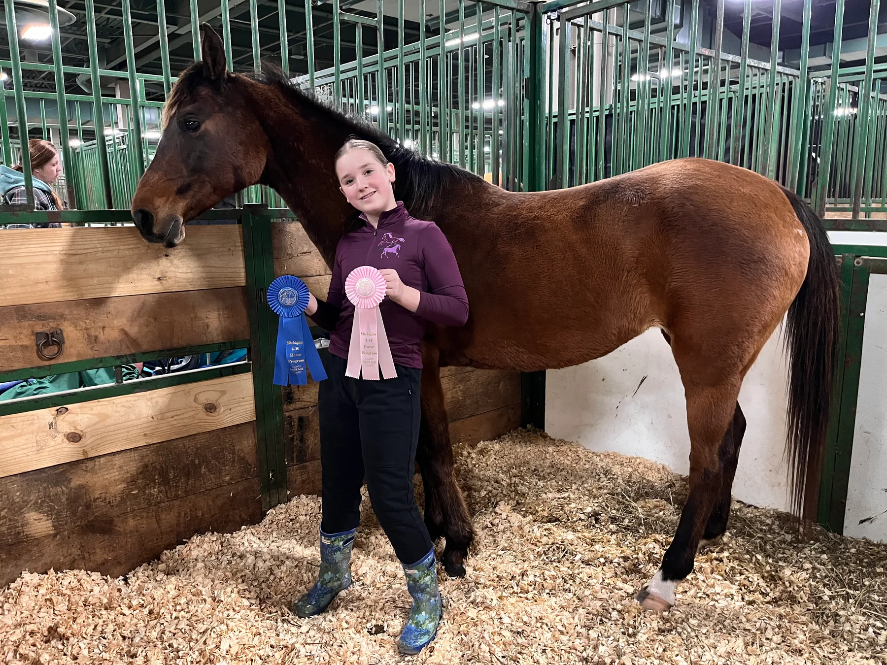 MSB Riding Academy show team rider in competition