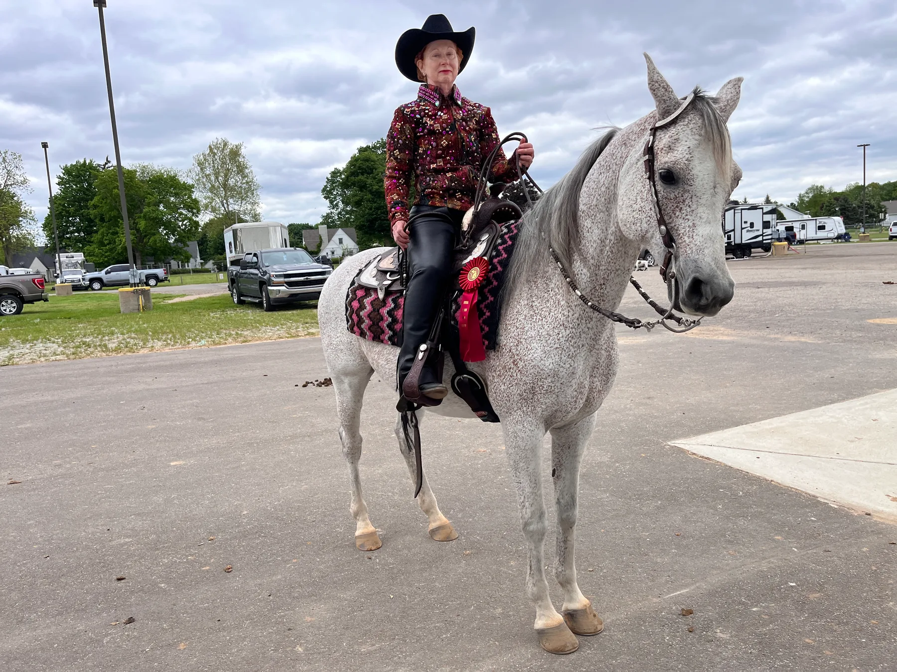 MSB Riding Academy show day photo from a local horse show